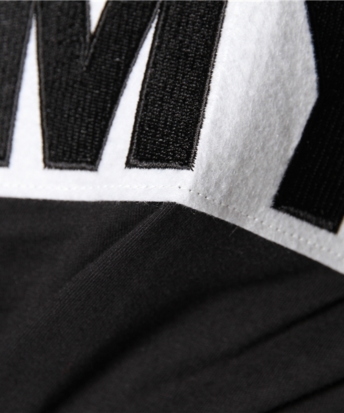 DAMMY（ダミー）の「DAMMY/ショートTシャツ（Tシャツ/カットソー・レディース・ホワイト/ブラック・FREE）」の4枚目の写真