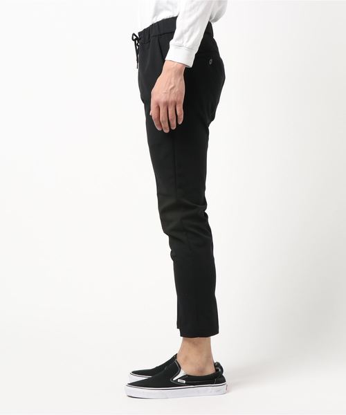 Bling Leads（ブリングリーズ）の「【Bk】梨地 スリムテーパードパンツ（スラックス・メンズ・ブラック/ベージュ/ネイビー/ライトベージュ/ブラウン/チャコールグレー/ブルー/グレイッシュベージュ・MEDIUM/LARGE/X-LARGE）」の22枚目の写真