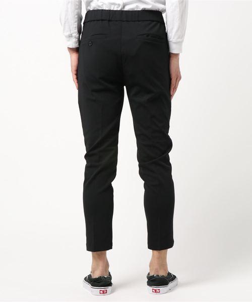 Bling Leads（ブリングリーズ）の「【Bk】梨地 スリムテーパードパンツ（スラックス・メンズ・ブラック/ベージュ/ネイビー/ライトベージュ/ブラウン/チャコールグレー/ブルー/グレイッシュベージュ・MEDIUM/LARGE/X-LARGE）」の21枚目の写真