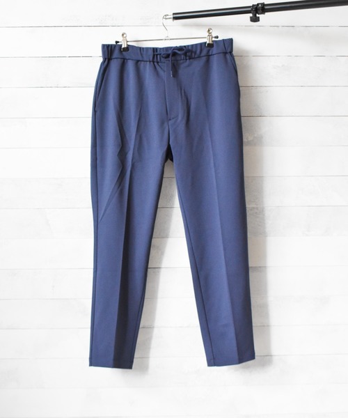 Bling Leads（ブリングリーズ）の「【Bk】梨地 スリムテーパードパンツ（スラックス・メンズ・ブラック/ベージュ/ネイビー/ライトベージュ/ブラウン/チャコールグレー/ブルー/グレイッシュベージュ・MEDIUM/LARGE/X-LARGE）」の7枚目の写真