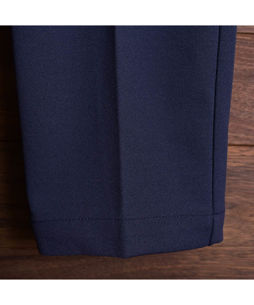 Bling Leads（ブリングリーズ）の「【Bk】梨地 スリムテーパードパンツ（スラックス・メンズ・ブラック/ベージュ/ネイビー/ライトベージュ/ブラウン/チャコールグレー/ブルー/グレイッシュベージュ・MEDIUM/LARGE/X-LARGE）」の15枚目の写真