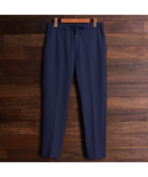 Bling Leads（ブリングリーズ）の「【Bk】梨地 スリムテーパードパンツ（スラックス・メンズ・ブラック/ベージュ/ネイビー/ライトベージュ/ブラウン/チャコールグレー/ブルー/グレイッシュベージュ・MEDIUM/LARGE/X-LARGE）」の11枚目の写真