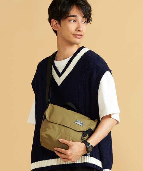 MEI(メイ)の「WEGO/MEI MESSENGER(ショルダーバッグ・メンズ・ブラック/ブラウン/オリーブ・FREE)」の1枚目の写真