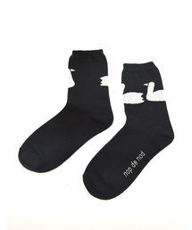 nop de nod | スワンジャガードソックス(ソックス/靴下)