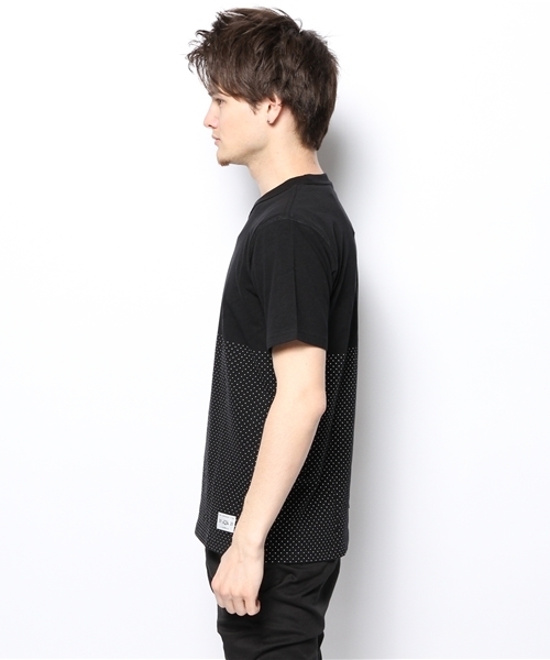 R.NEWBOLD（アールニューボールド）の「GOOD HOOD×RN/PIN DOT PRINT T-SHIRT/145201/G047D（Tシャツ/カットソー・メンズ・ホワイト系その他/ブラック系その他/レッド系その他・LARGE/X-LARGE/MEDIUM/SMALL）」の4枚目の写真