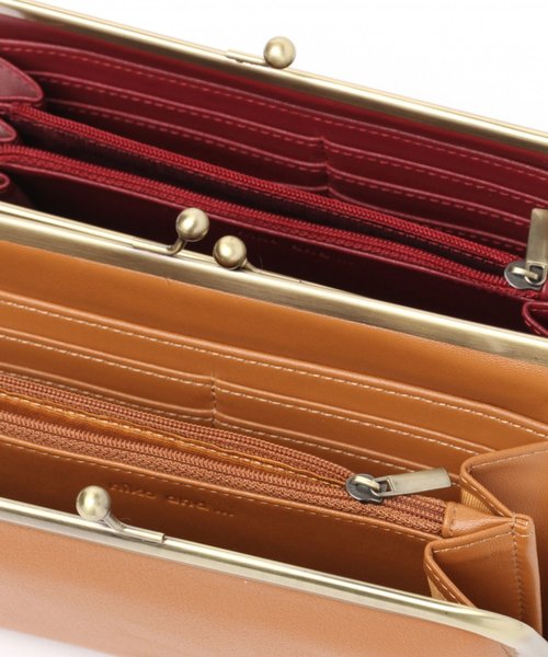 niko and...（ニコアンド）の「オリジナルがま口長財布（財布・レディース・ブラック/レッド/キャメル/ライトブルー/ブラウン/その他1/クリーム・0）」の16枚目の写真