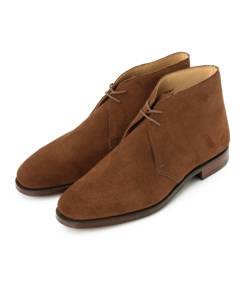 CROCKETT&JONES（クロケットアンドジョーンズ）の「CROCKETT & JONES / "CHERTSEY"スエードチャッカ（ドレスシューズ・メンズ・ブラック/ブラウン系その他/ダークブラウン・6.5inch/6inch/7inch/7.5inch/8inch/8.5inch/5.5inch）」の22枚目の写真