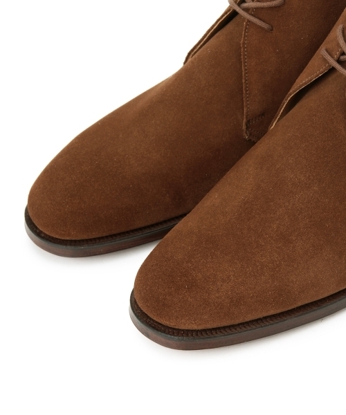 CROCKETT&JONES（クロケットアンドジョーンズ）の「CROCKETT & JONES / "CHERTSEY"スエードチャッカ（ドレスシューズ・メンズ・ブラック/ブラウン系その他/ダークブラウン・6.5inch/6inch/7inch/7.5inch/8inch/8.5inch/5.5inch）」の17枚目の写真