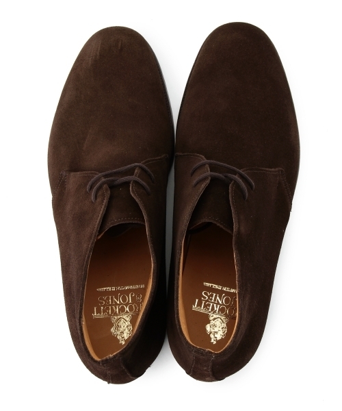 CROCKETT&JONES（クロケットアンドジョーンズ）の「CROCKETT & JONES / "CHERTSEY"スエードチャッカ（ドレスシューズ・メンズ・ブラック/ブラウン系その他/ダークブラウン・6.5inch/6inch/7inch/7.5inch/8inch/8.5inch/5.5inch）」の14枚目の写真