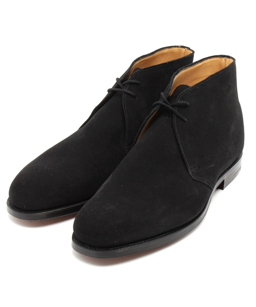 CROCKETT&JONES（クロケットアンドジョーンズ）の「CROCKETT & JONES / "CHERTSEY"スエードチャッカ（ドレスシューズ・メンズ・ブラック/ブラウン系その他/ダークブラウン・6.5inch/6inch/7inch/7.5inch/8inch/8.5inch/5.5inch）」の2枚目の写真