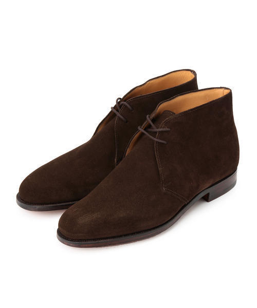 CROCKETT&JONES（クロケットアンドジョーンズ）の「CROCKETT & JONES / "CHERTSEY"スエードチャッカ（ドレスシューズ・メンズ・ブラック/ブラウン系その他/ダークブラウン・6.5inch/6inch/7inch/7.5inch/8inch/8.5inch/5.5inch）」の5枚目の写真