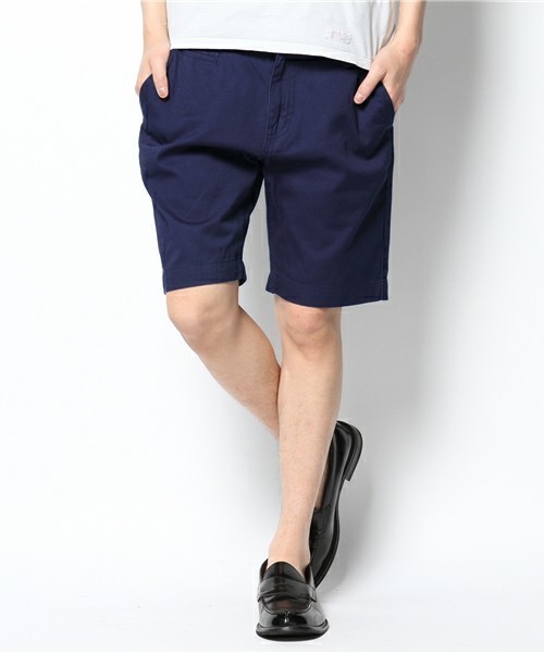 WHO'S WHO gallery（フーズフーギャラリー）の「【BOYMAN】カラーチノショートパンツ（チノパンツ・メンズ・サンドベージュ/イエロー/ホワイト/ブラック/ネイビー/ミント・LARGE/SMALL/MEDIUM）」の9枚目の写真