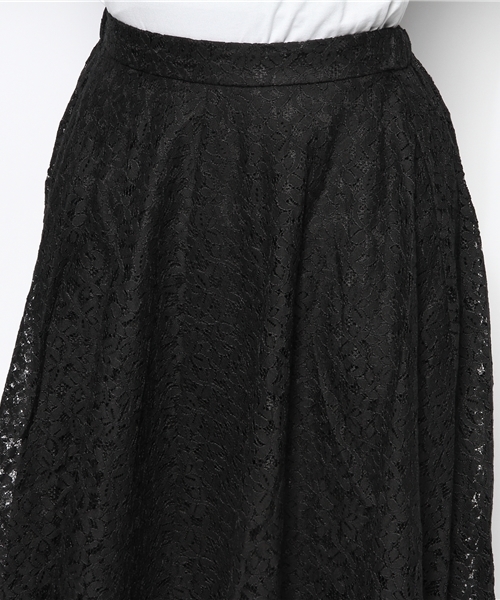 mystic（ミスティック）の「レースフレアースカート（スカート・レディース・オフホワイト/グリーン/ブラック・ﾌﾘ-）」の6枚目の写真