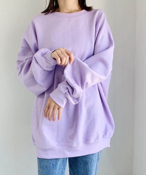 GILDAN(ギルダン)の「【GILDAN】ギルダン ヘビースウェット(スウェット・レディース・ホワイト/ブラック/ダークブラウン/サンドベージュ/杢グレー/マルーン/カーキ/チャコール/ダークグリーン/ラベンダー・M/L/XL)」の20枚目の写真