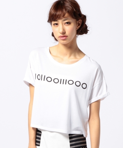 Another Edition(アナザーエディション)の「AE l○ SIGN PRT T ◆(Tシャツ/カットソー・レディース・オフホワイト/ライトピンク/コバルトブルー・フリー)」の14枚目の写真