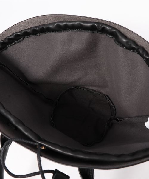 fifth（フィフス）の「巾着付きフェイクレザーハンドバッグ（ハンドバッグ・レディース・アイボリー/キャメル/ブラック・FREE）」の7枚目の写真