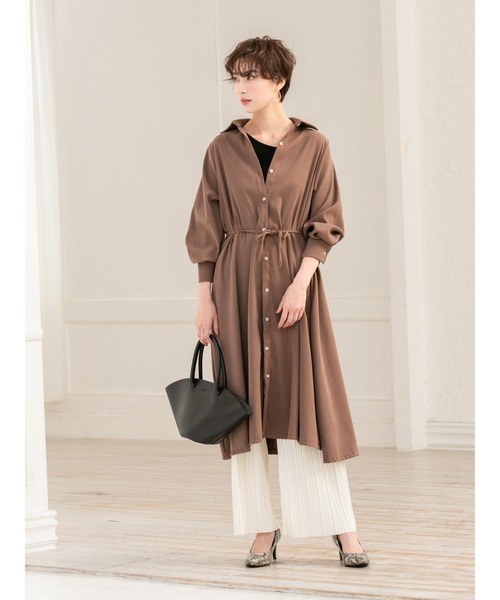 fifth（フィフス）の「巾着付きフェイクレザーハンドバッグ（ハンドバッグ・レディース・アイボリー/キャメル/ブラック・FREE）」の22枚目の写真