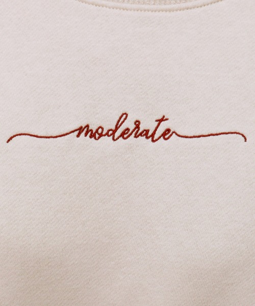 PairPair(ペアペア)の「裏起毛フリルネック刺繍プルオーバー(スウェット・レディース・ベージュ/モカ・FREE)」の8枚目の写真