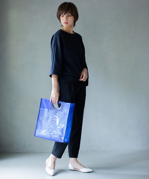 MARECHAL TERRE（マルシャルテル）の「PVCロゴバック×メッシュロゴトートバック（ショルダーバッグ・レディース・ホワイト/ブラック/ブラウン/ブルー・FREE）」の22枚目の写真