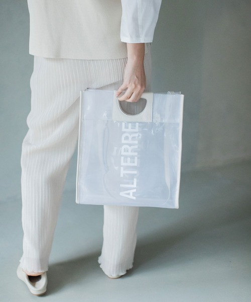 MARECHAL TERRE（マルシャルテル）の「PVCロゴバック×メッシュロゴトートバック（ショルダーバッグ・レディース・ホワイト/ブラック/ブラウン/ブルー・FREE）」の21枚目の写真