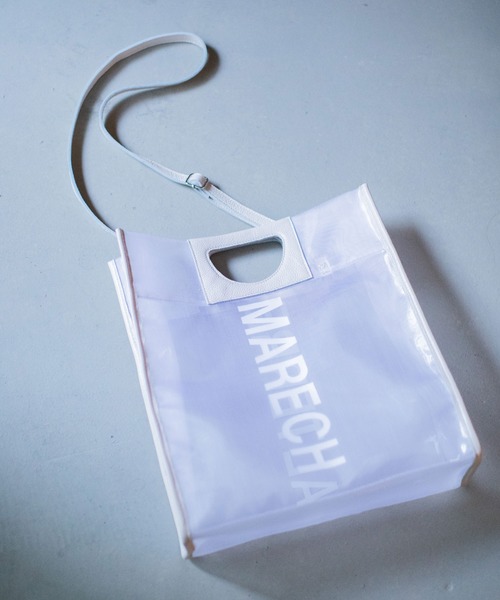 MARECHAL TERRE（マルシャルテル）の「PVCロゴバック×メッシュロゴトートバック（ショルダーバッグ・レディース・ホワイト/ブラック/ブラウン/ブルー・FREE）」の12枚目の写真