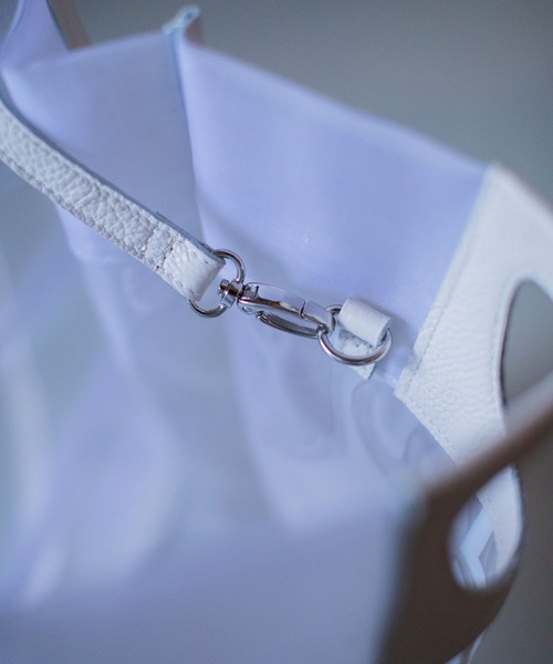 MARECHAL TERRE（マルシャルテル）の「PVCロゴバック×メッシュロゴトートバック（ショルダーバッグ・レディース・ホワイト/ブラック/ブラウン/ブルー・FREE）」の15枚目の写真