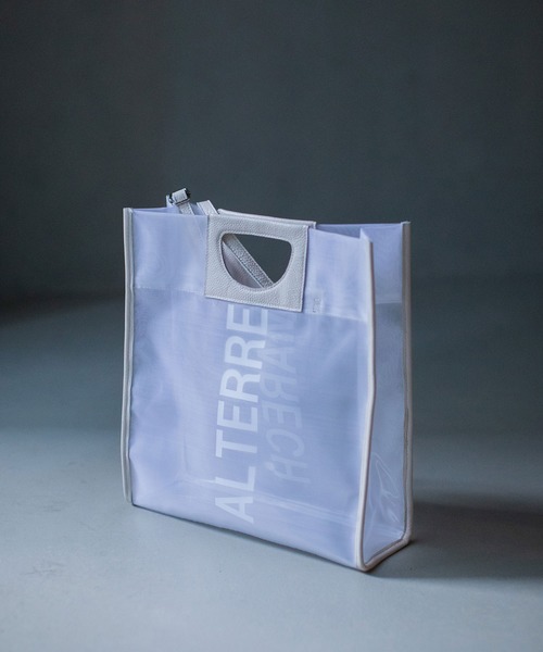 MARECHAL TERRE（マルシャルテル）の「PVCロゴバック×メッシュロゴトートバック（ショルダーバッグ・レディース・ホワイト/ブラック/ブラウン/ブルー・FREE）」の5枚目の写真