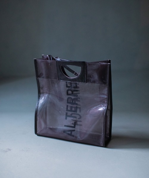 MARECHAL TERRE（マルシャルテル）の「PVCロゴバック×メッシュロゴトートバック（ショルダーバッグ・レディース・ホワイト/ブラック/ブラウン/ブルー・FREE）」の6枚目の写真