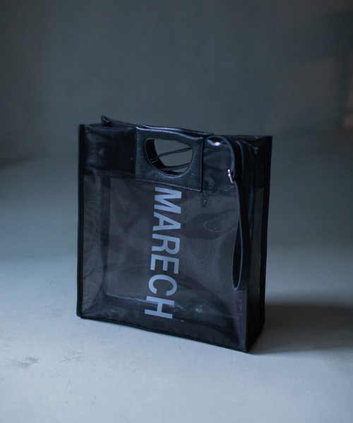 MARECHAL TERRE（マルシャルテル）の「PVCロゴバック×メッシュロゴトートバック（ショルダーバッグ・レディース・ホワイト/ブラック/ブラウン/ブルー・FREE）」の8枚目の写真