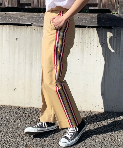 売れ筋が最安値挑戦 セール Side Stripe Pants その他パンツ Milkfed ミルクフェド のファッション 人気メーカー ブランド Eivadoptical Fr