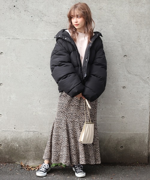 one after another NICE CLAUP（ワンアフターアナザーナイスクラップ）の「くしゅっとがま口ミニバッグ（ショルダーバッグ・レディース・アイボリー/モカ/パイソン・FREE）」の12枚目の写真