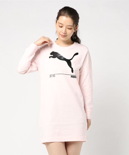 セール Puma プーマ Nu Tility ウィメンズ スウェットドレス ワンピース ワンピース Puma プーマ のファッション通販 Zozotown