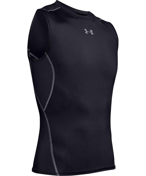 UNDER ARMOUR(アンダーアーマー)の「UAヒートギアアーマー スリーブレス シャツ(トレーニング/メンズ)(Tシャツ/カットソー・メンズ・チャコールグレー/ネイビー/ホワイト/ブラック・SM/LG/XXL/MD/3XL/XL)」の21枚目の写真