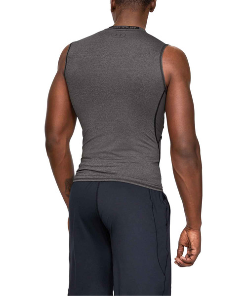 UNDER ARMOUR（アンダーアーマー）の「UAヒートギアアーマー スリーブレス シャツ（トレーニング/メンズ）（Tシャツ/カットソー・メンズ・チャコールグレー/ネイビー/ホワイト/ブラック・SM/LG/XXL/MD/3XL/XL）」の22枚目の写真