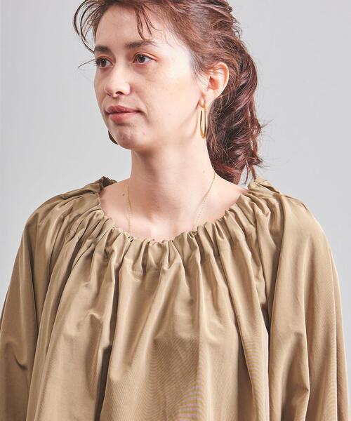 UNITED ARROWS（ユナイテッドアローズ）の「UBCS ボリュームギャザー ブラウス（シャツ/ブラウス・レディース・ブラック/ベージュ・36/38）」の15枚目の写真