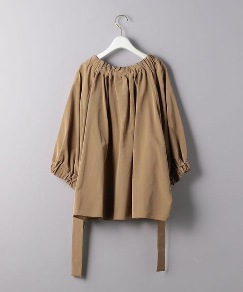 【未使用】ギャザー 1ポケット シャツ S【 BEIGE 】ユナイテッドアローズ UNITED ARROWS - 【未使用】ギャザー 1ポケット シャツ S