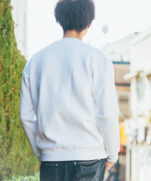 BEATJIVE（ビートジャイブ）の「フロント プリント スウェット クルーネック プルオーバー トレーナー（スウェット・メンズ・ブラック/ホワイト・MEDIUM/LARGE）」の5枚目の写真