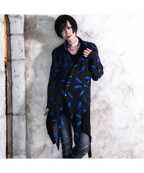 CIVARIZE（シヴァーライズ）の「『CIVARIZE』総柄フェザー刺繍