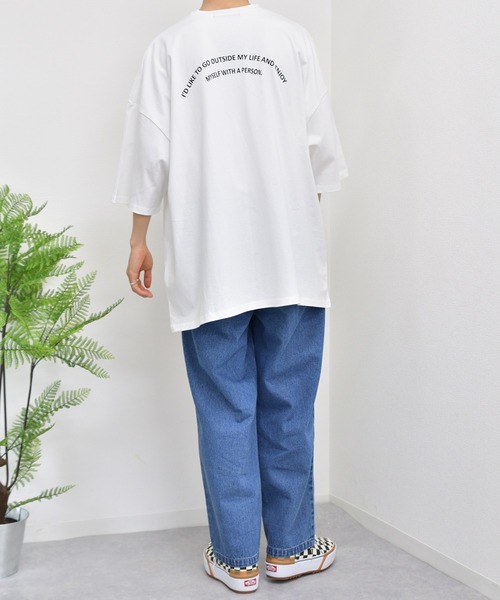 kutir(クティール)の「トラロゴプリントTシャツ(Tシャツ/カットソー・メンズ・ホワイト/ライトグレー/ダークブルー・SMALL/MEDIUM/LARGE)」の13枚目の写真