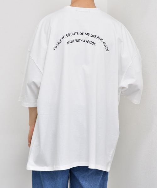 kutir(クティール)の「トラロゴプリントTシャツ(Tシャツ/カットソー・メンズ・ホワイト/ライトグレー/ダークブルー・SMALL/MEDIUM/LARGE)」の19枚目の写真