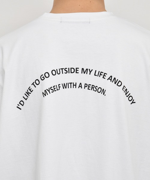 kutir(クティール)の「トラロゴプリントTシャツ(Tシャツ/カットソー・メンズ・ホワイト/ライトグレー/ダークブルー・SMALL/MEDIUM/LARGE)」の9枚目の写真