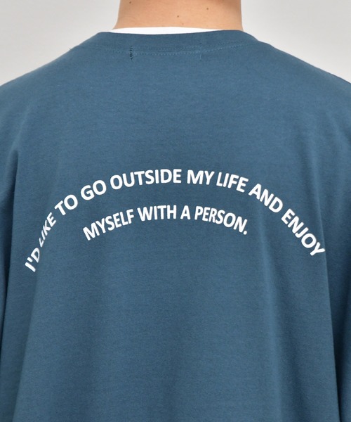 kutir(クティール)の「トラロゴプリントTシャツ(Tシャツ/カットソー・メンズ・ホワイト/ライトグレー/ダークブルー・SMALL/MEDIUM/LARGE)」の15枚目の写真