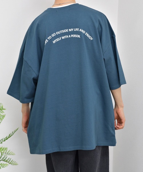 kutir(クティール)の「トラロゴプリントTシャツ(Tシャツ/カットソー・メンズ・ホワイト/ライトグレー/ダークブルー・SMALL/MEDIUM/LARGE)」の18枚目の写真