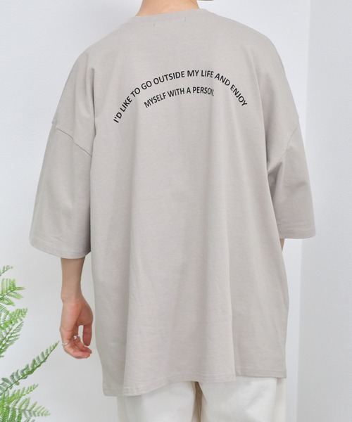 kutir(クティール)の「トラロゴプリントTシャツ(Tシャツ/カットソー・メンズ・ホワイト/ライトグレー/ダークブルー・SMALL/MEDIUM/LARGE)」の14枚目の写真