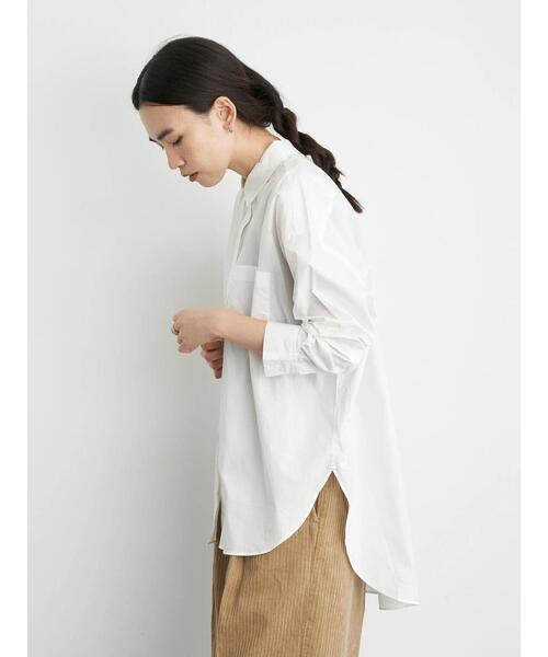 AMERICAN HOLIC(アメリカンホリック)の「2WAY前後差バックタックシャツチュニック 〇*(シャツ/ブラウス・レディース・ベージュ/ネイビー/オフホワイト/ストライプ/チェック・FREE)」の22枚目の写真