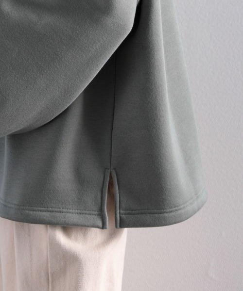 classicalelf(クラシカルエルフ)の「盛れるスウェット!ニットリブボリュームスウェットプルオーバー(スウェット・レディース・ブラック/ベージュ/モカ/ライトカーキ/グレイッシュブルー/モスグリーン・MEDIUM/LARGE/X-LARGE/XX-LARGE/SMALL)」の20枚目の写真