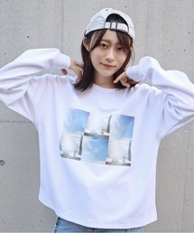 8HOURS | [ 8HOURS / エイトアワーズ ] フォトプリント ビッグロンT [ aysb2d ](Tシャツ/カットソー)