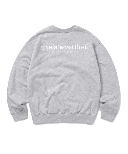 thisisneverthat（ディスイズネバーザット）の「INTL. LOGO CREWNECK