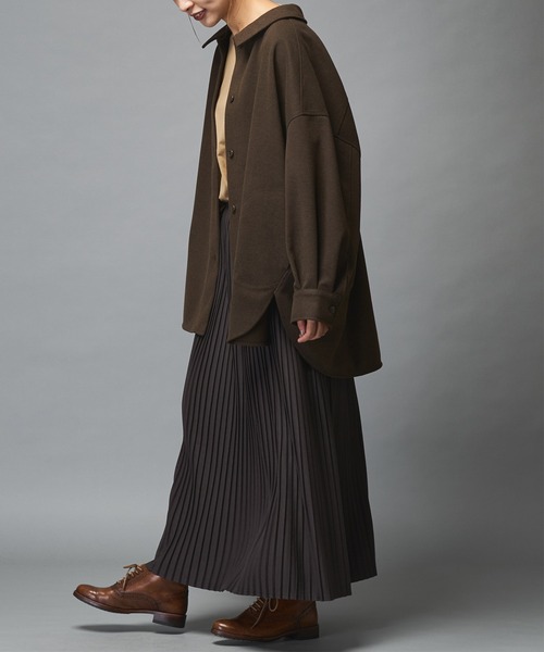 PUAL CE CIN（ピュアルセシン）の「プリーツロングスカート（スカート・レディース・ベージュ/グレー/スミクロ・FREE）」の22枚目の写真