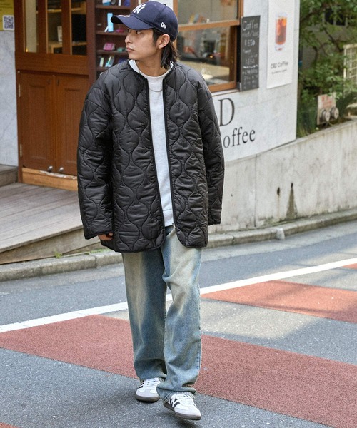 最終　極美品　ドゥーズィエムクラス　モッズコート　キルティングライナー　M　38 コート/ライナーセット】ビッグシルエット コットンナイロン M